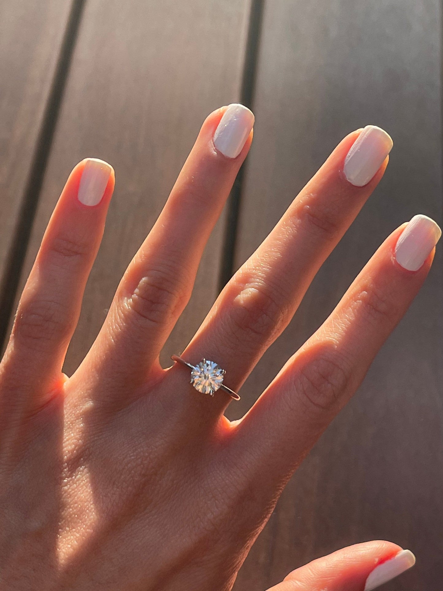 1.5Ct Round Cut Diamond Solitaire Engagement Ring in 14k Gold- Classic Engagement Ring