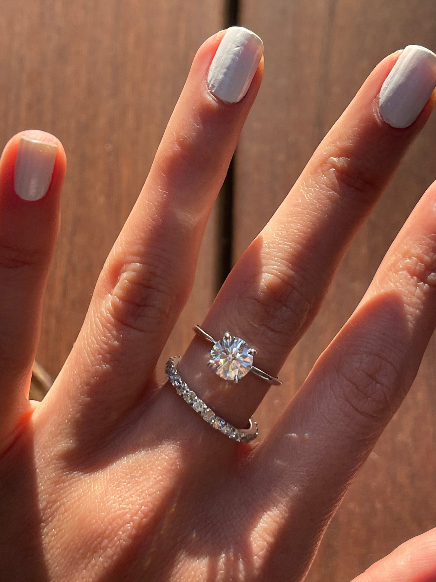 1.5Ct Round Brilliant Cut Solitaire Engagement Ring in 4 Prong Setting Solid Gold