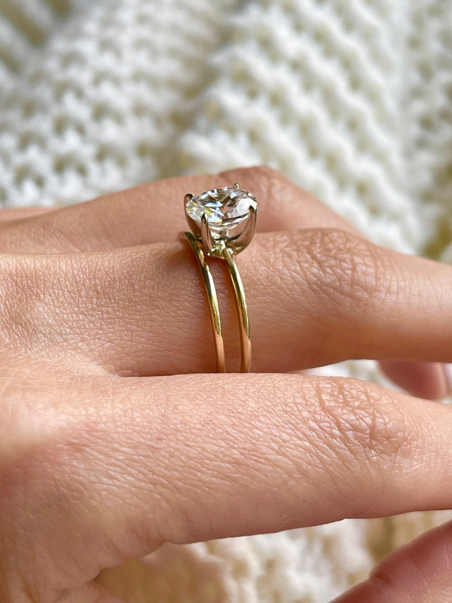 14k Gold Simple Wedding band