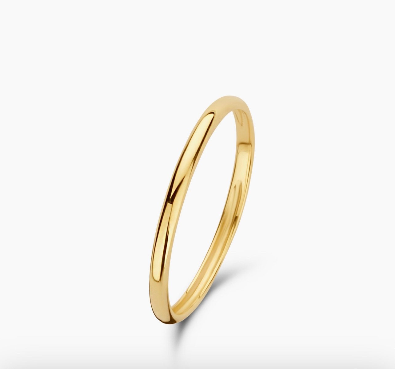 14k Gold Simple Wedding band