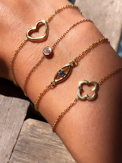 Soli Gold Flower Shape Bracelet