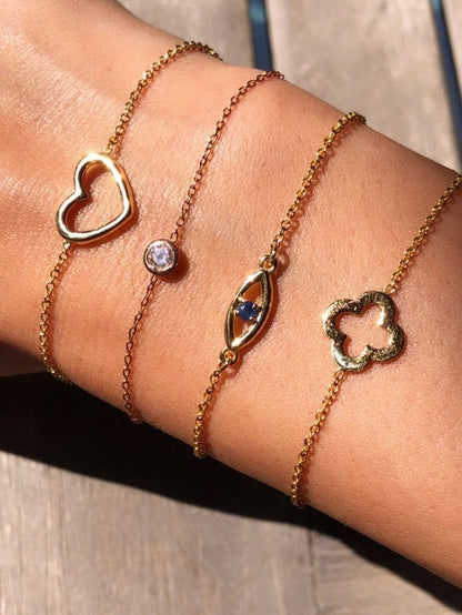 Soli Gold Flower Shape Bracelet