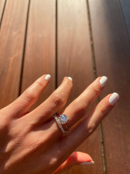 1.5Ct Round Cut Diamond Solitaire Engagement Ring in 14k Gold- Classic Engagement Ring